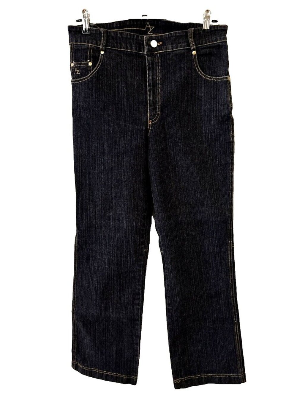 AZ Men's Jeans Black 30" Waist x 31" Inseam x 11" Rise RN#99359 Made In USA Rare